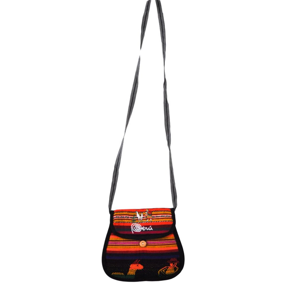 Bohemian Crossover Bag, Peruvian Ethnic